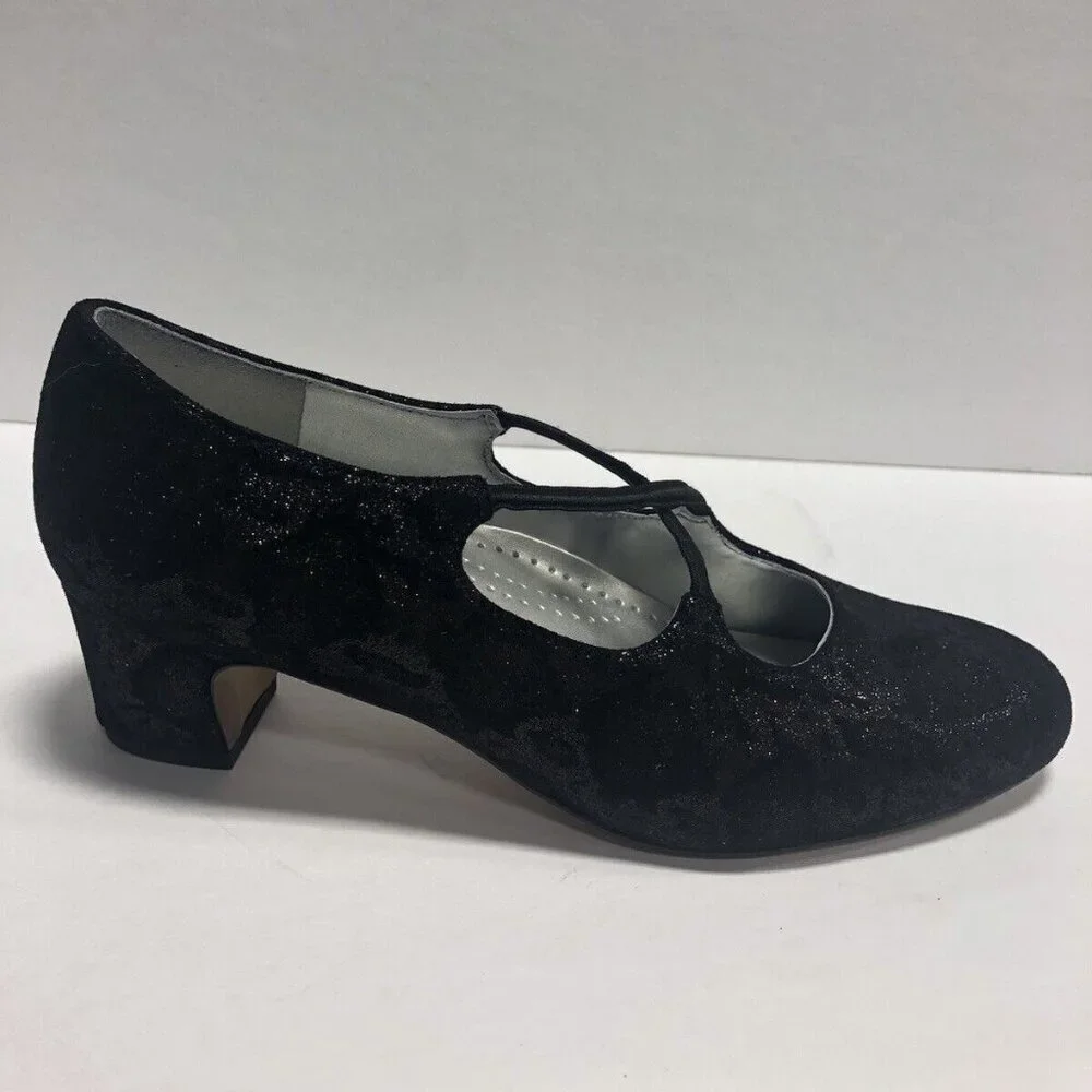 Trotters Women’s Jamie, Black Dress Pumps, Size 5.5M